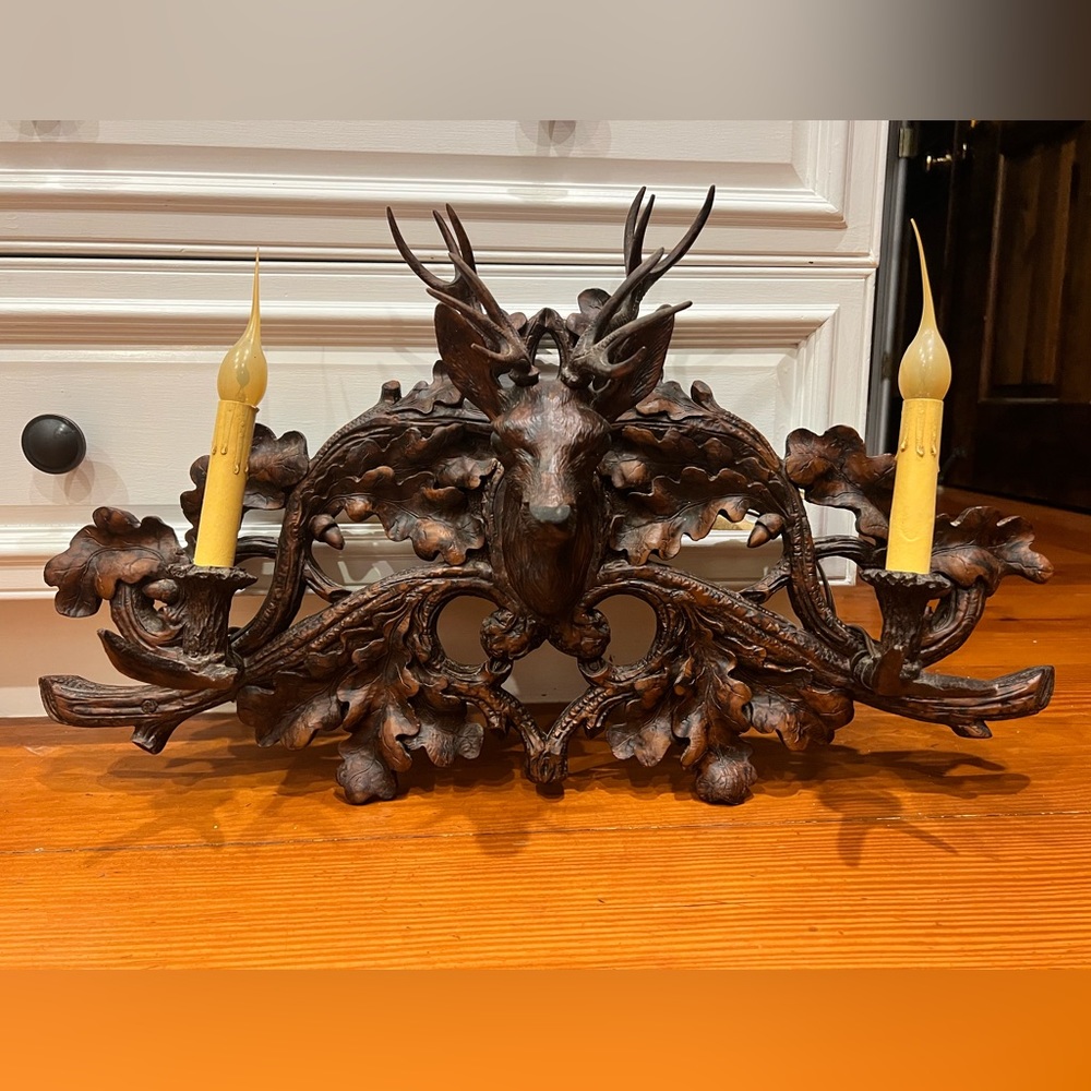 Solid wood light fixture